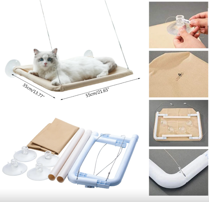 CAMA PARA GATOS TIPO HAMACA COLGANTE  "CAT NEST"